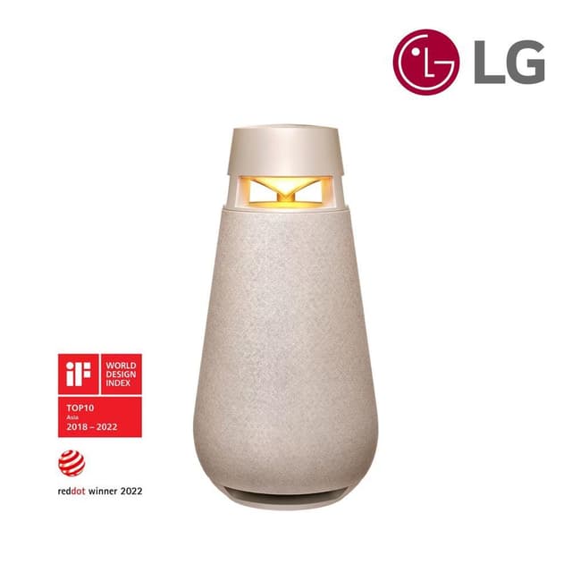 (宅配)LG XBOOM 360˚ 小宇宙全景聲藍牙音響 (典雅米)